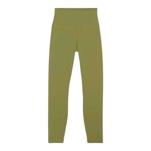lululemon athletica Pants - Lululemon Align™ High-Rise Ribbed Pant 25" in Bronze Green Size 6 RARE